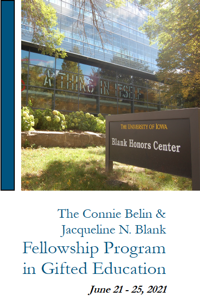 Belin-Blank Fellowship Brochure