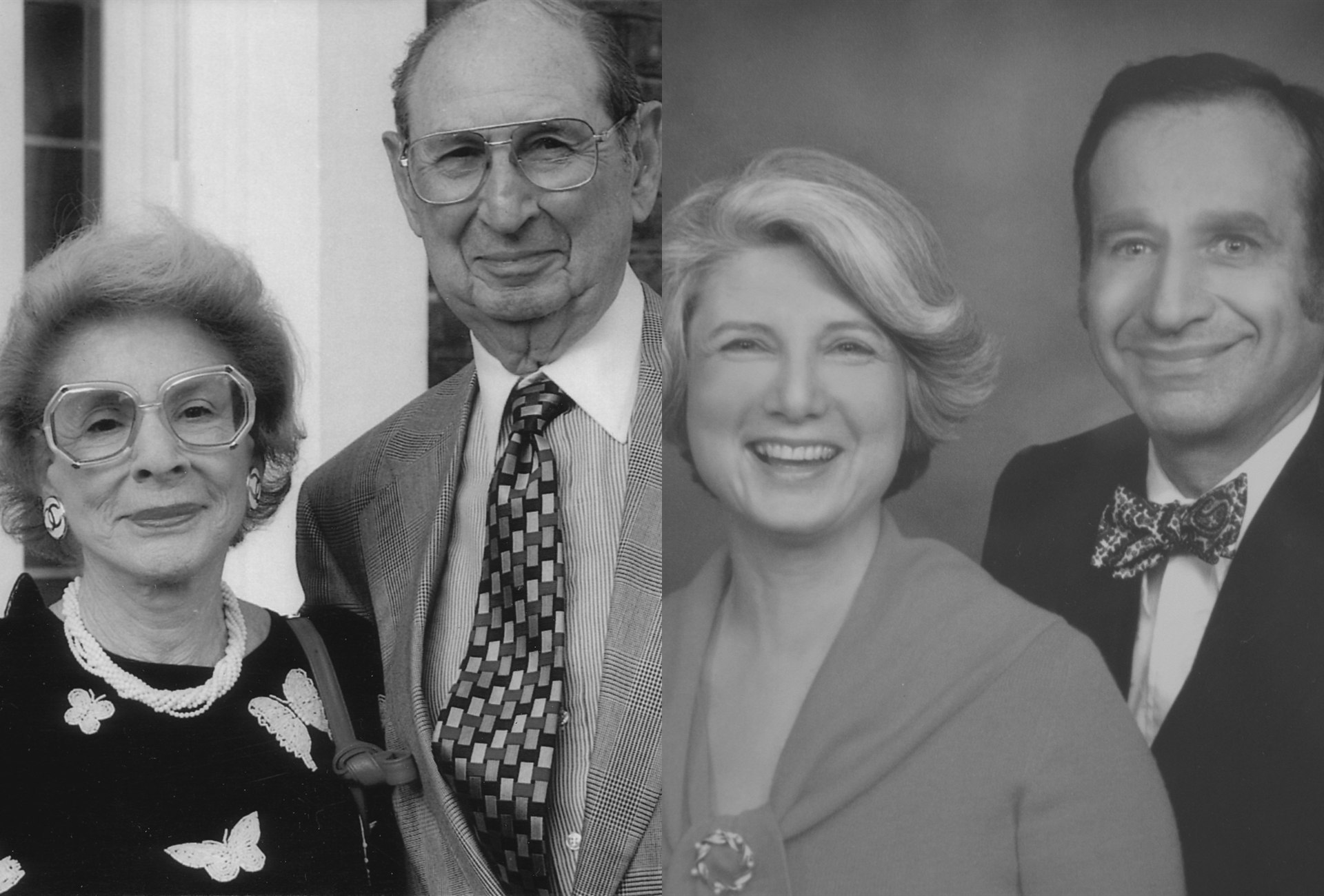 The families whose names the Belin-Blank Center carries: the Blanks (left) and the Belins (right)