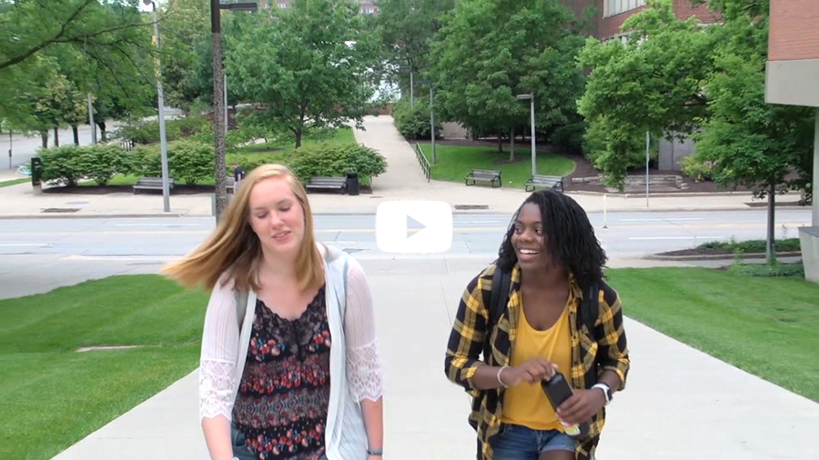 Video of Bucksbaum students Madisen and Keisha