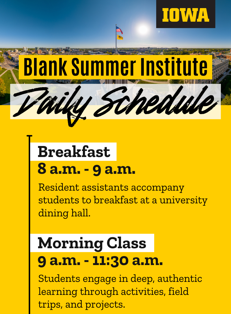 Preview of BSI schedule
